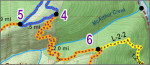 Redwood Creek horse trail map
