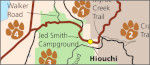 Redwood dog trail map