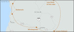Crater Lake region map