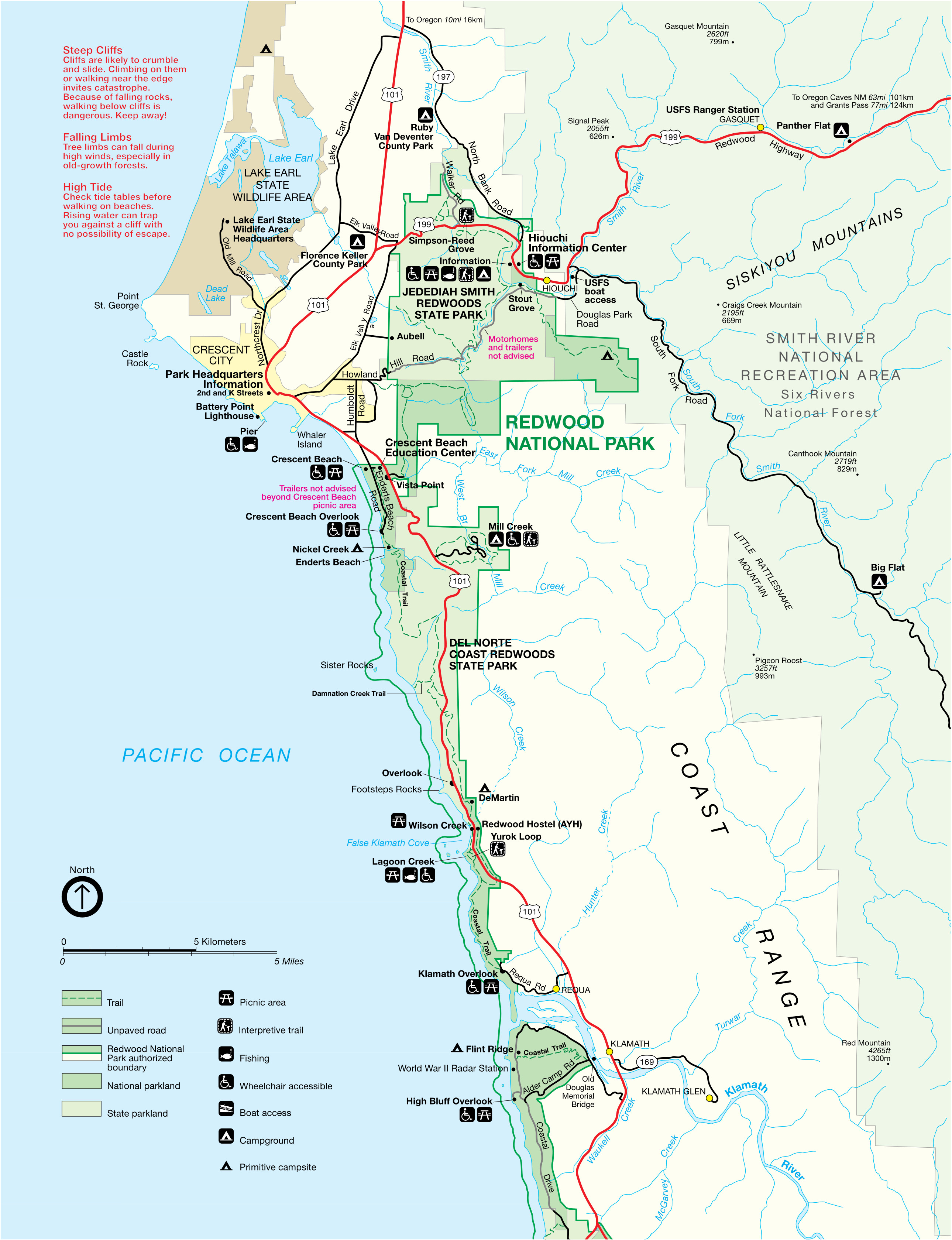 Redwood Maps NPMaps Free National Park Maps Redwood Maps NPMaps Free National Park Maps