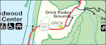Southern Redwoods National Park map