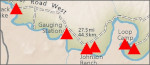 River Road primitive campsite map