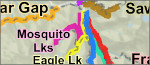 Kings Canyon backpacking map