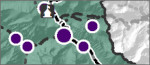 Kings Canyon bear box map
