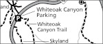 Whiteoak Canyon trail map