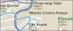 Wind Cave tour map