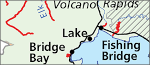 Yellowstone Lake fishing map