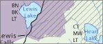 Yellowstone southwest fishing map