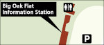 Big Oak Flat Information Station map