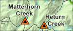 Yosemite creek crossings map