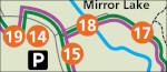 Yosemite shuttle map