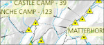 Yosemite stock camp map