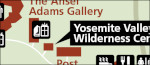 Yosemite Valley wilderness center map