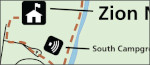 Zion Nature Center map
